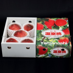 日本 山梨/長野縣 溫室水蜜桃 禮盒 4-6玉