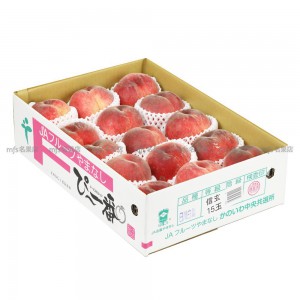 日本 山梨縣 露地水蜜桃 5kg 原箱 15-16玉 2