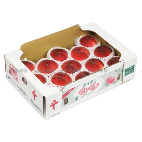 日本 山梨縣 春日居水蜜桃 5kg 原箱 12-13玉