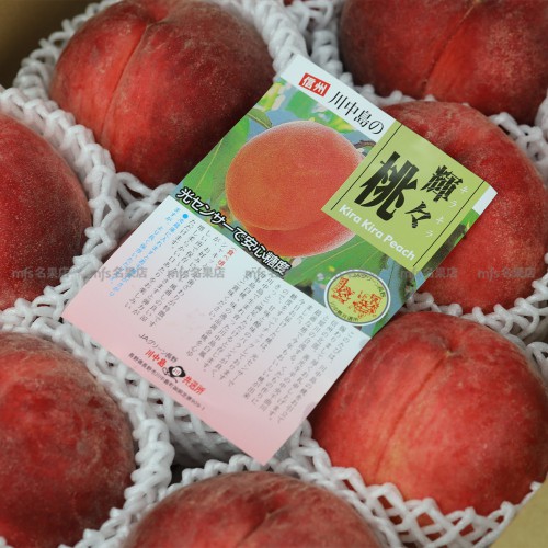 日本 長野縣 輝輝水蜜桃 原箱 15-16玉