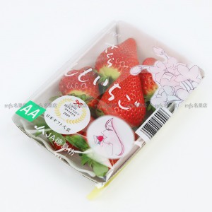 日本 德島縣 桃/櫻花士多啤梨 碟裝 2碟