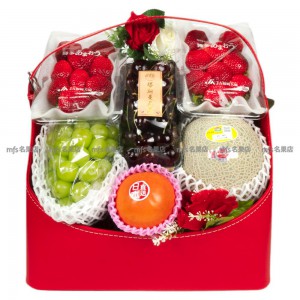 農曆新年尊尚紅色果籃 D 2