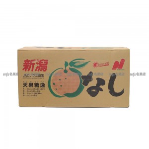 日本 新潟縣 新興梨 5kg 原箱 8-10玉