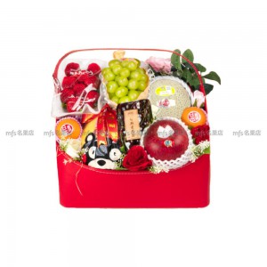 農曆新年尊尚紅色果籃 D 2